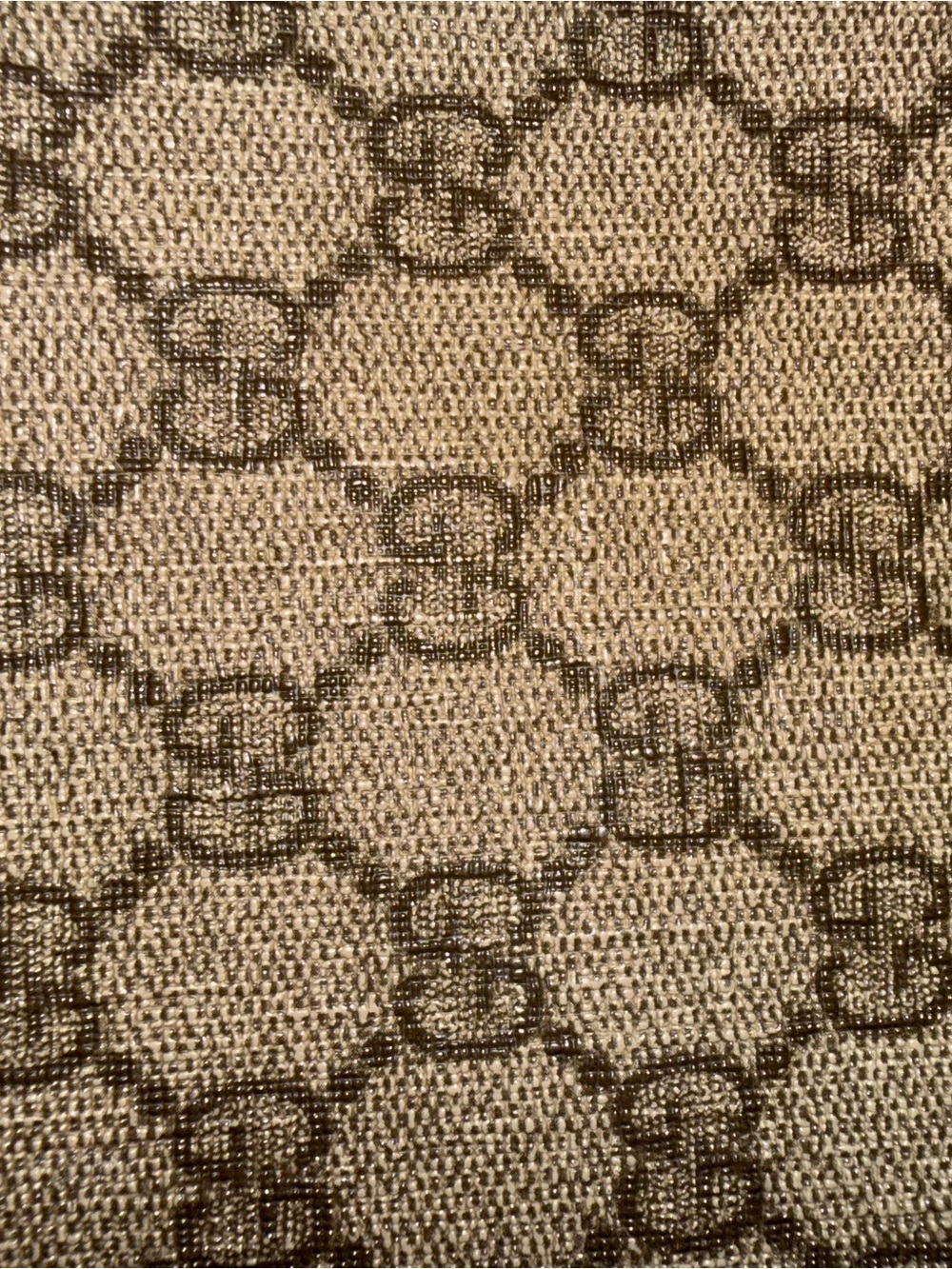 Gucci Beige & Brown GG Monogram Clutch - Picture 6 of 11